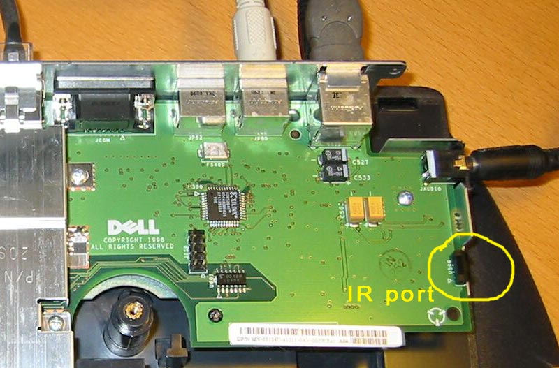 Close up of IR Sensor